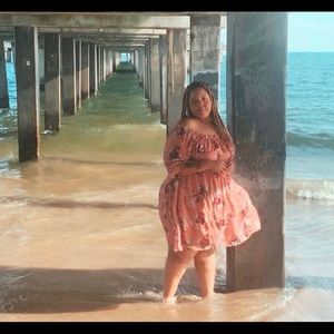 Floral Tiered Off-The-Shoulder Dress